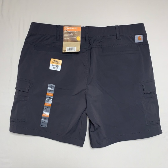 🆕 NWT CARHARTT Straight Madden Cargo Shorts WOmen’s 16 Shadow Rugged Flex Force - Picture 6 of 9